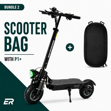 P1+ 2.0 Electric Scooter - 40 MPH - Dual 1200W Motors - 35 Mile Range
