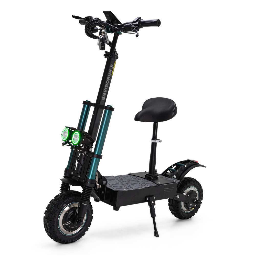 EVR Pro 3.0 Off-Road Electric Scooter - 50 MPH - Dual 1600W Motors - 35 Mile Range