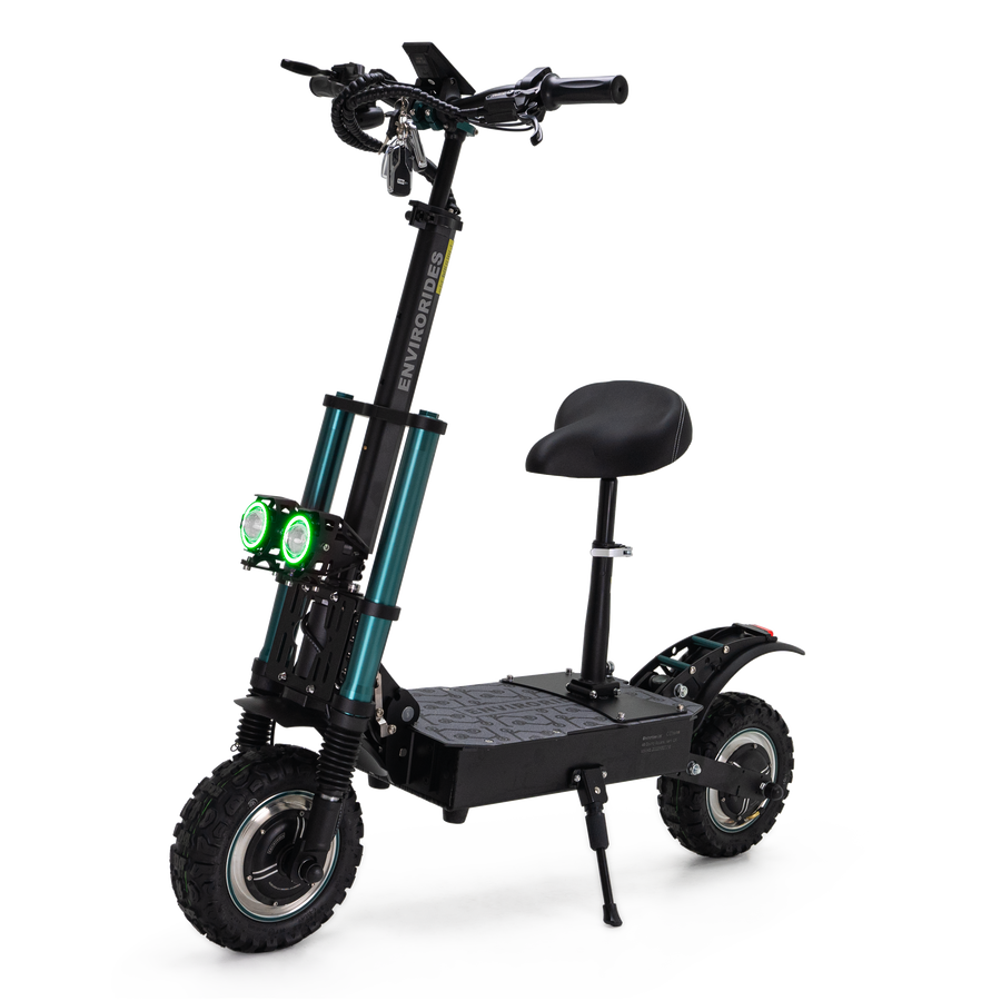 EVR Pro 3.0 Off-Road Electric Scooter - 50 MPH - Dual 1600W Motors - 35 Mile Range