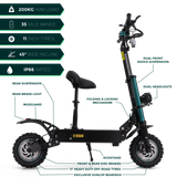 EVR Pro 2.0 Off Road Electric Scooter | [EnviroRides]