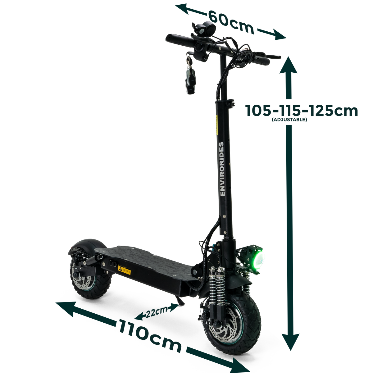 Fast 40mph Electric Scooter, GPS, 35 Miles Range