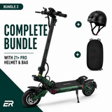Z1+ Pro electric scooter bundle with helmet and storage bag