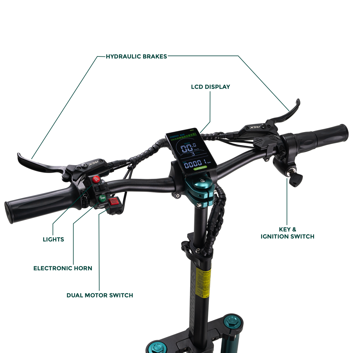 EVR Pro Off Road Electric Scooter - EnviroRides