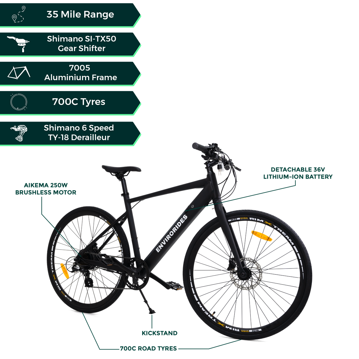 Endurance Pro Electric Bike | EnviroRides