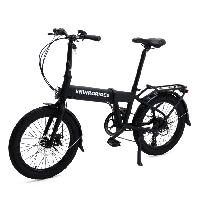 Ezi Stow Pro Folding Electric Bike Compact Long Range 55 Miles 36V 10Ah EnviroRides